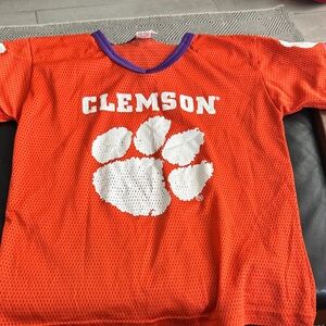 Clemson Kids Orange Mesh Jersey